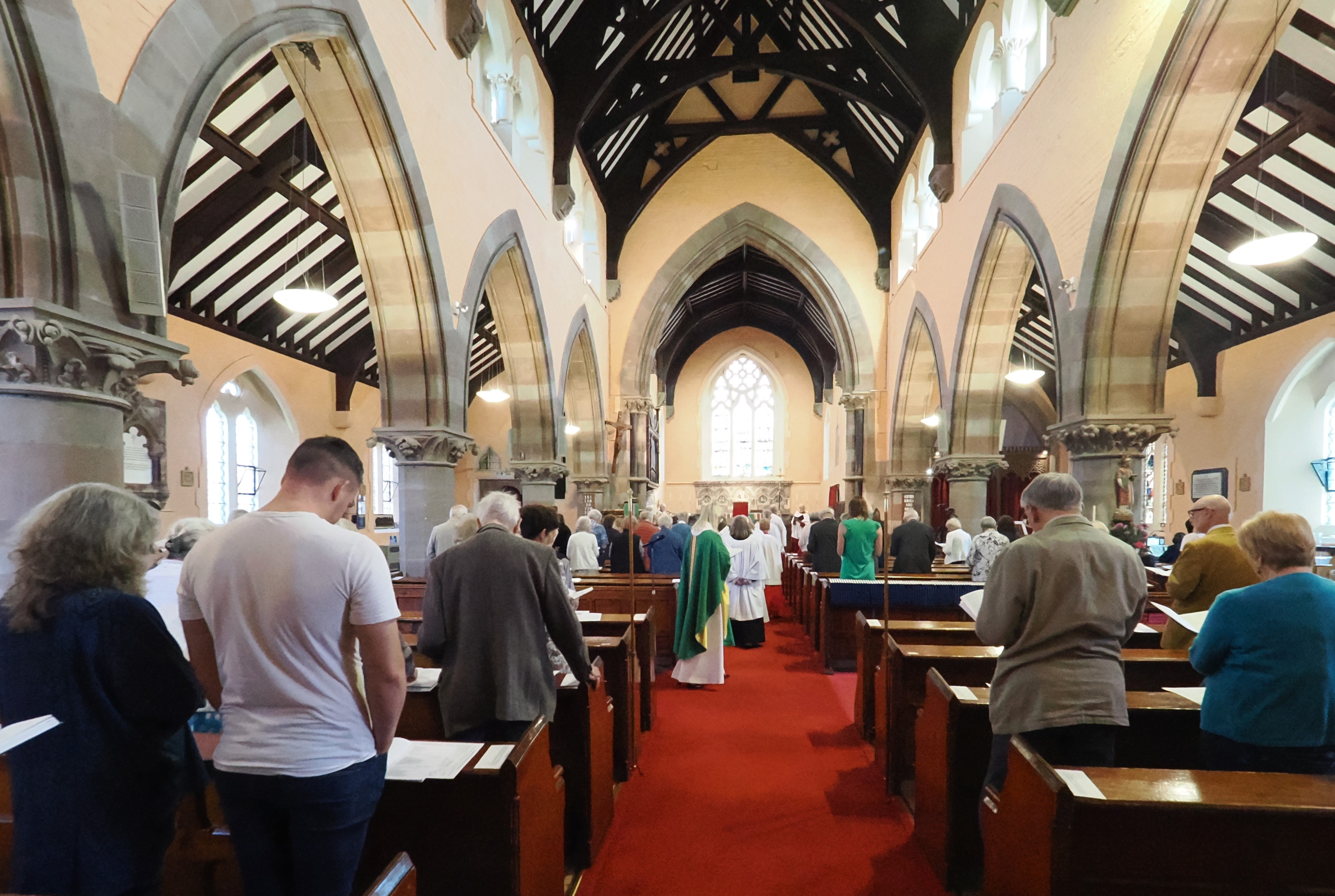 Church with people v1